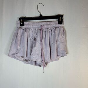 XSEYOGAI Skort Womens Size S Purple Flowy Butterfly Athletic Running